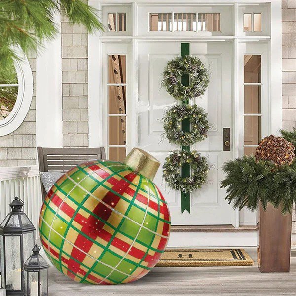 Outdoor Christmas PVC inflatable Decorated Ball-2