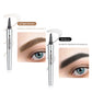 🔥 Cumpărați 1 obțineți 1 gratuit🔥-3D Waterproof Microblading Microblading Eyebrow Pen 4 Fork Tip Tattoo Pencil