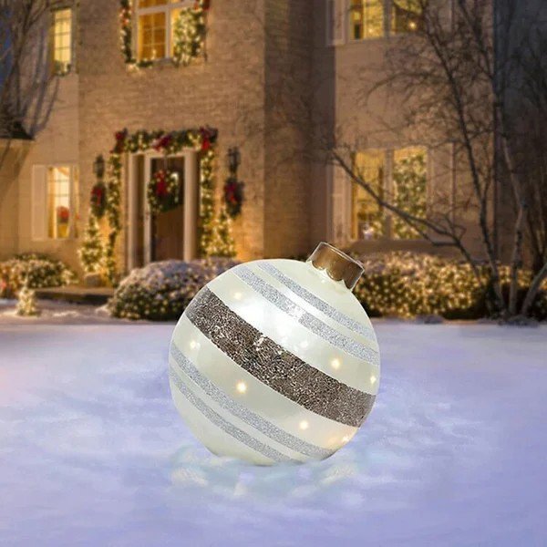 Outdoor Christmas PVC inflatable Decorated Ball-4