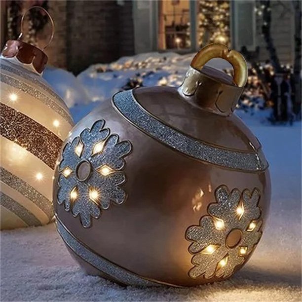 Outdoor Christmas PVC inflatable Decorated Ball-9