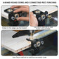 💥 3 în 1 Unelte de găurire reglabile pentru prelucrarea lemnului de găurire Locator Puncher Tools
