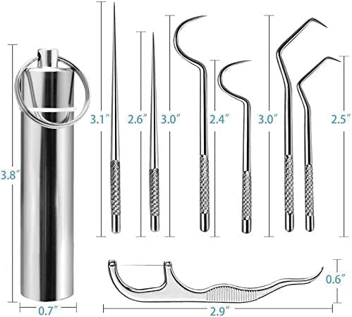 Stainless Steel Toothpick Set 7pcs(🔥BUY 2 GET 1 FREE)-7